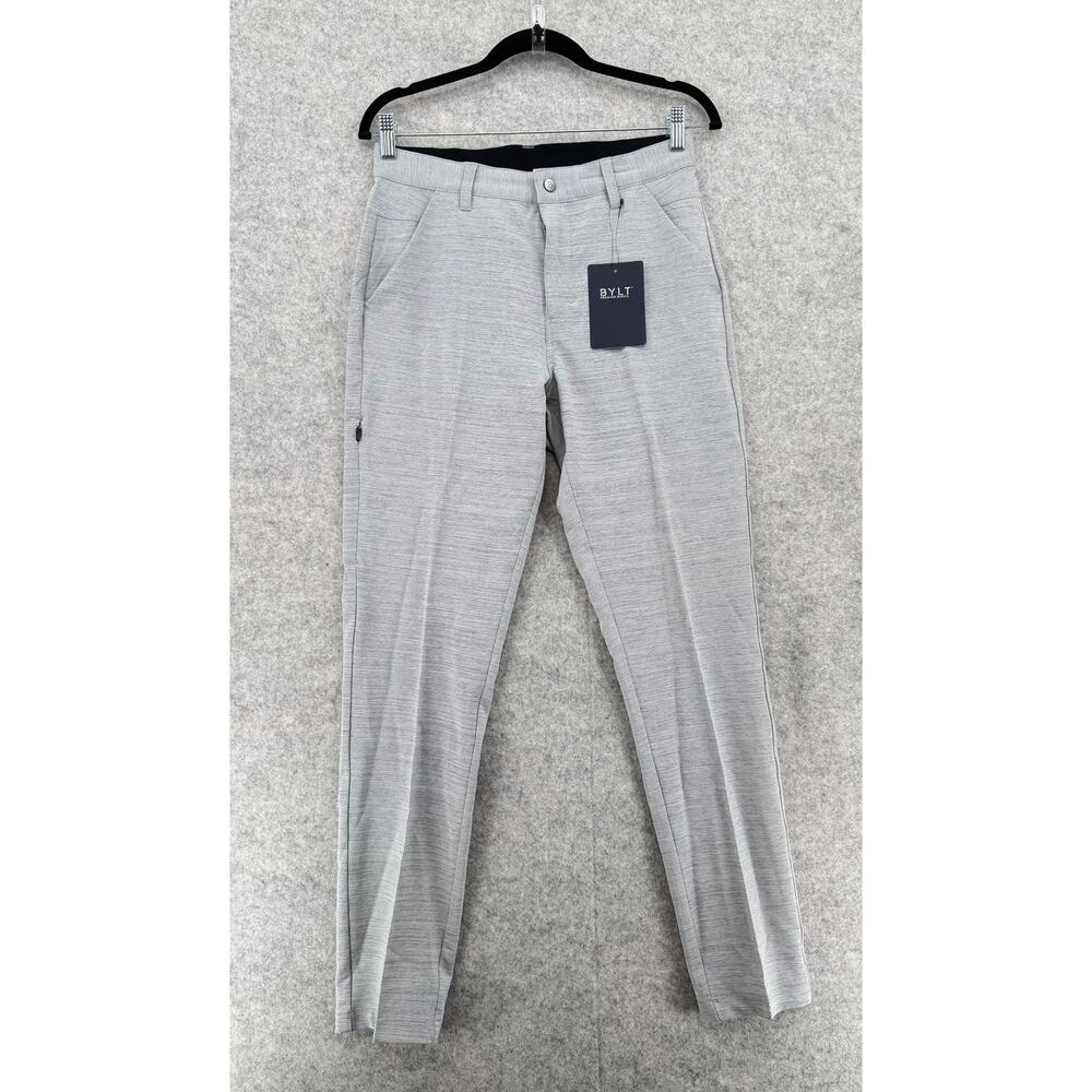 NWT BYLT Premium Basics Storm Grey Kinetic Pant 2.0 Men's Size 30
